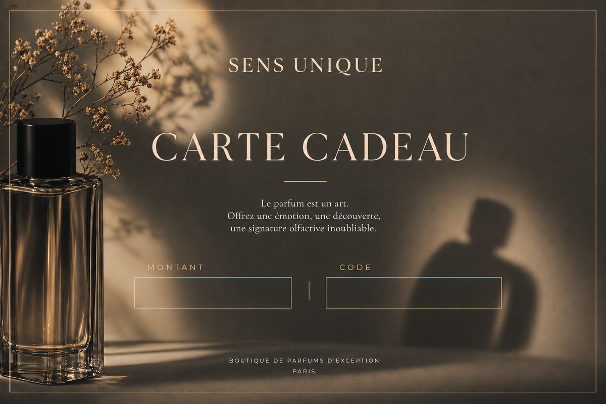 Carte cadeau Sens Unique